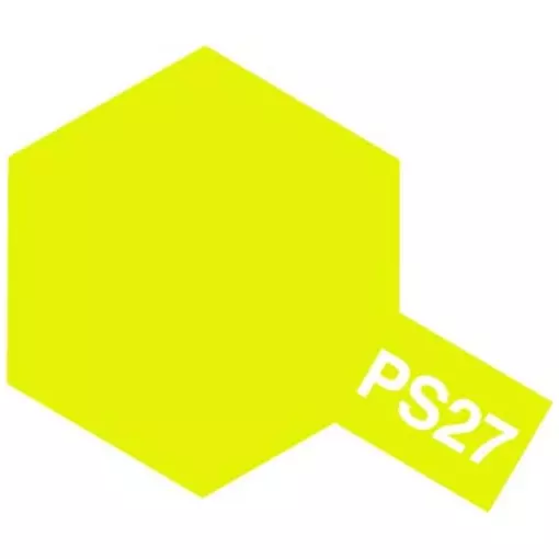 Jaune Fluo PS-27 pour Carrosseries Lexan - TAMIYA 86027 - 100ml