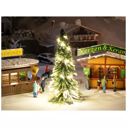 Árbol de Navidad con luces - Faller 181245 - HO 1/87