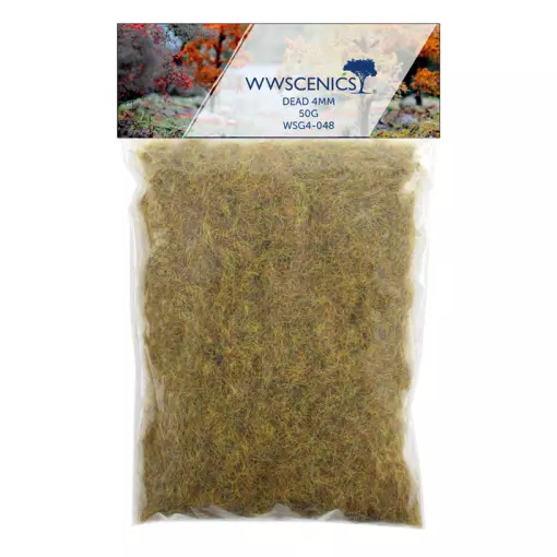 Static Grass "Dead" 4 mm - WWSCENICS WSG4-048 - 50 g