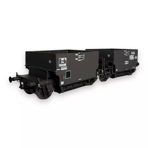 Wagon couplage ballast Montluçon - R37 43106 - HO 1/87 - SNCF - EP IIIb 