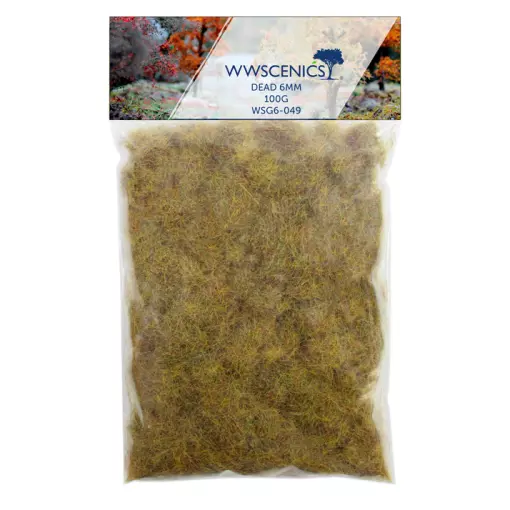 Static dead grass 6 mm - WWSCENICS WSG6-049 - 100 g