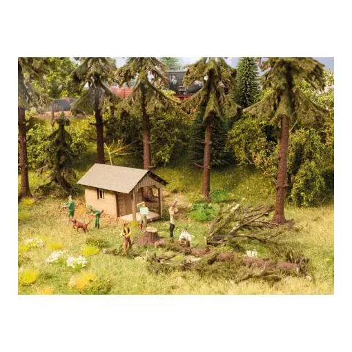 Mini boîte de décors "Travaux forestiers" NOCH 14213331 - N 1/160