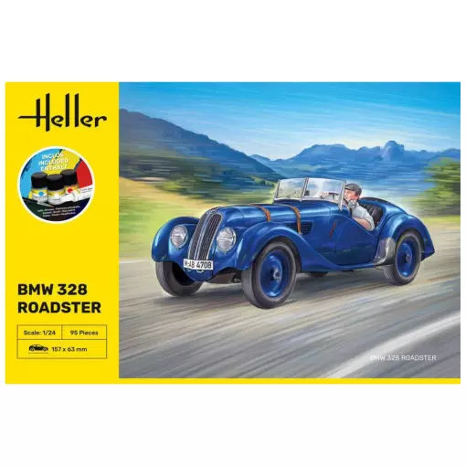 BMW 328 Roadster - Heller 56701 - 1/24 
