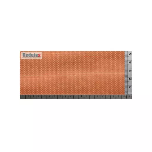 Plaque de décors - Redutex 087LD112 - HO / OO  - Brique plaine