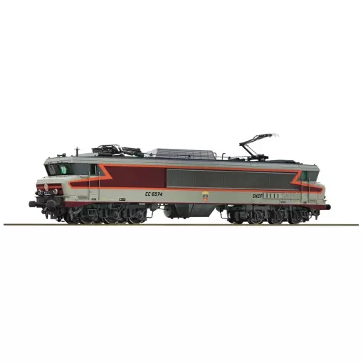 Elektrische locomotief CC 6574 - Roco 78619 - HO: 1/87 - SNCF - EP IV - ACC SON