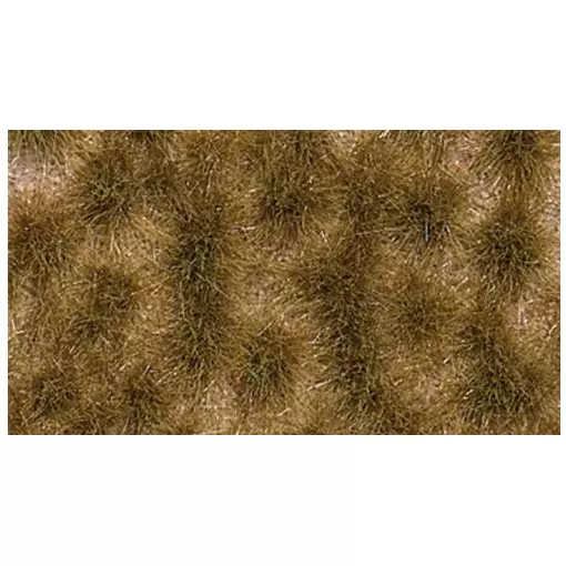 Tapis de décor Touffes d'herbe jaunies, fibre de 6 mm