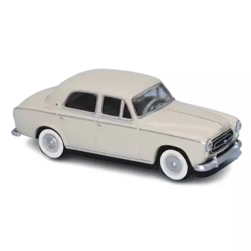 Peugeot 403 limousine, 1959 ivory beige luxury version SAI 6201 - HO 1/87