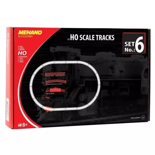 Track set N°6 MEHANO F106 - HO 1 : 87 - Code 100