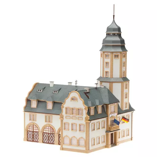 Mairie avec caserne de pompiers - Faller 191835 - HO 1/87 - EP III - 260 x 250 x 340 mm