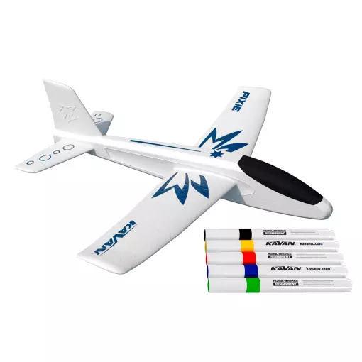 Planeur à décollage manuel KAVAN Pixie EPP - blanc avec marqueurs - Kavan KAV02.8063
