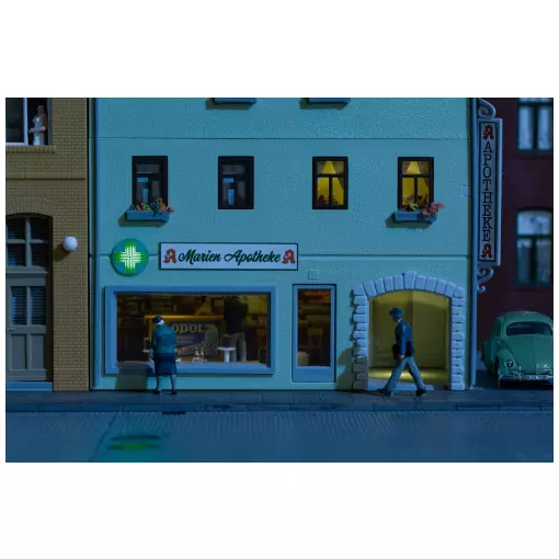 Croix de Pharmacie à LED - Auhagen 58107 - HO 1/87