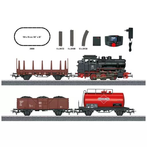 Coffret de départ numérique Train marchandises avec BR 89.0 - Märklin 29890 - HO 1/87 - DB - Ep III - Digital - 3R