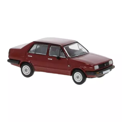 Voiture Volkswagen Jetta II - PCX 870197 - HO 1/87 - Rouge foncé - Berline 4 portes - 1984