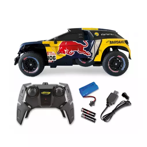 Peugeot 3008 Rallye DKR LOEB 19 - 100% RTR - Carson 500404311 - 1/16