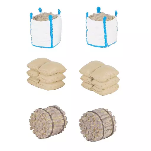 Kit accessoire ensemble de fret - Faller 180348 - HO 1/87 - EP V