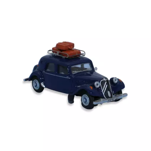 Voiture Citroën Traction 11B SAI 1812 - HO : 1/87 - livrée bleu nuit