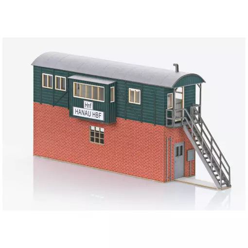 Poste d'aiguillages provisoire Hanau Hbf en kit - Märklin 72901 - HO 1/87 - Ep III-IV