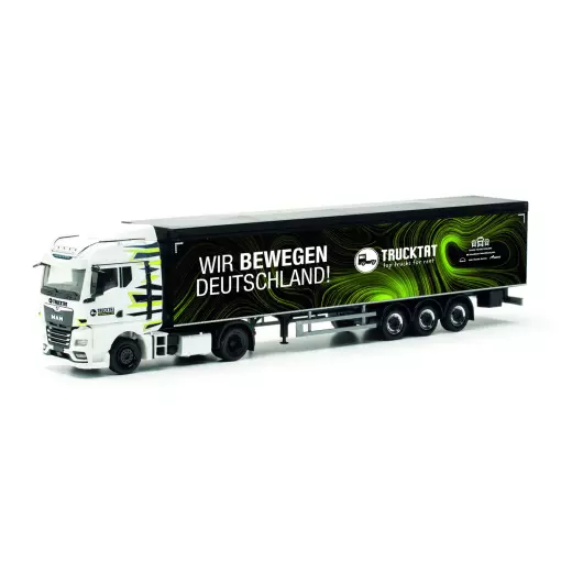 Camion MAN TGX GM avec remorque "Trucktat/We move Germany" - Herpa 317177 - HO 1/87