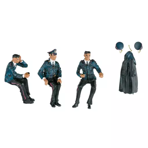 Set van 3 Marklin 56407 "Cheminots" figuren - I : 1/32 - EP III / IV