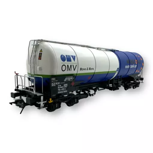 Wagon-citerne Zans OMV/Wascosa - Lenz 42323-11 - DB - 0 1/43 - 2R - EP VI