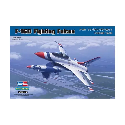 Avion de chasse - F-16D - Faucon de combat - Hobby Boss 80275 - 1/72