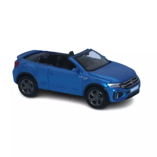 Volkswagen T-Roc cabriolet ouvert phase 2 - 2022 - Bleu métallisé - PCX870603 - HO 1/87 