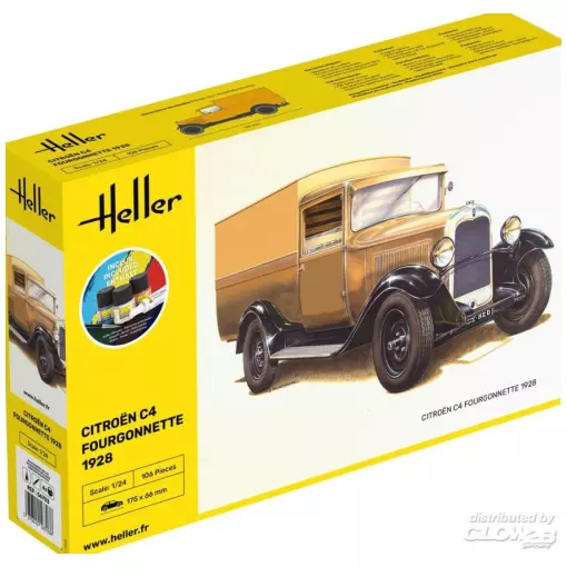  Citroen C4 Fourgonnette - HELLER 56703 - 1/24