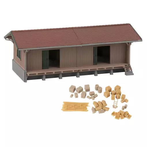 Faller Model Goods Shed 120098 - HO 1/87 - 160x84x59mm