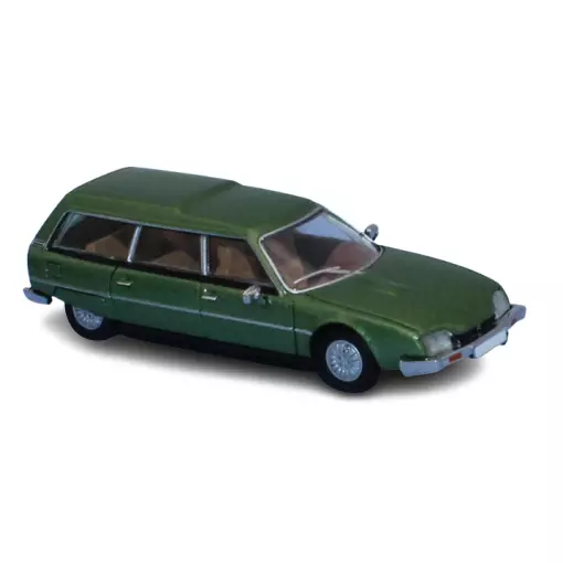 Voiture Citroën CX break, livrée verte métallisée SAI 2497 - HO : 1/87 - EP IV -