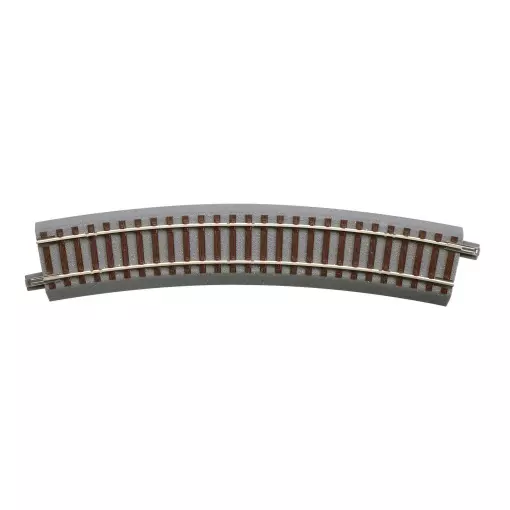 Rail courbe GEOLINE GB22.5 - R 502.7mm - 22.5° - ROCO 61128 - HO 1/87 Code 83