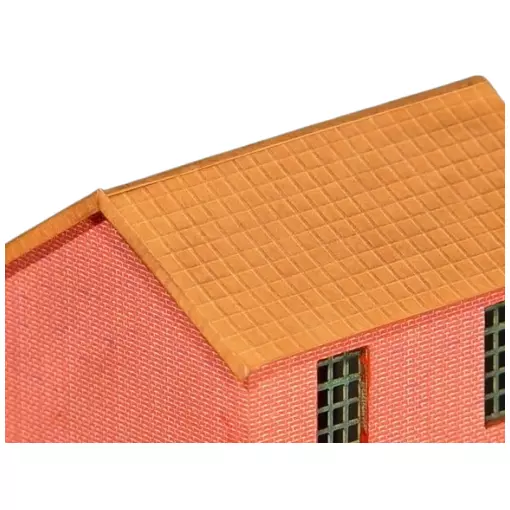 Tuiles flamandes (carton gaufré) - Régions et Compagnies MAT027 - HO 1/87