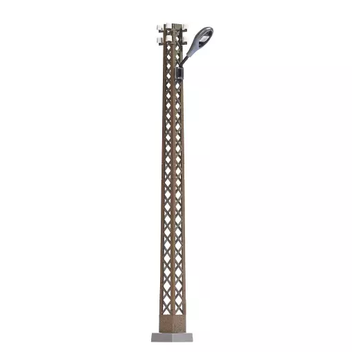 Lampadaire sur Pylône pour Rail - BUSCH 4171 - HO : 1/87 