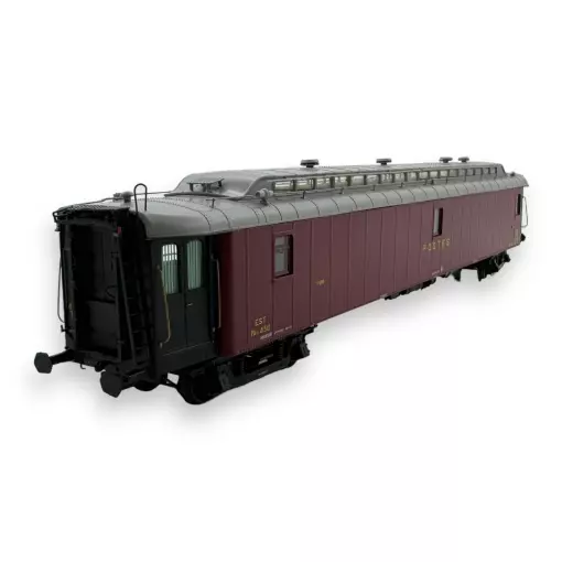 Voiture postale OCEM 21.6m AMBULANT "EST" n°41510 REE MODELES VB081 SNCF HO 1/87