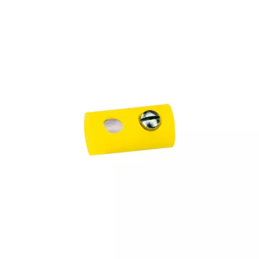 10 manchons ronds jaunes, 2,5mm de diamètre - Brawa 3041