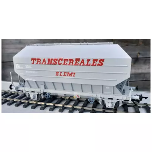 Wagon céréalier B. Richard Transcéréales Slemi - Rail 43 433027 - O 1/43 - SNCF - Ep III - 2R