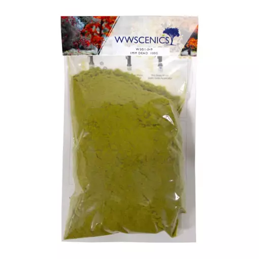 Herbe statique morte 1 mm, 100 g - wwscenics WSG1049 