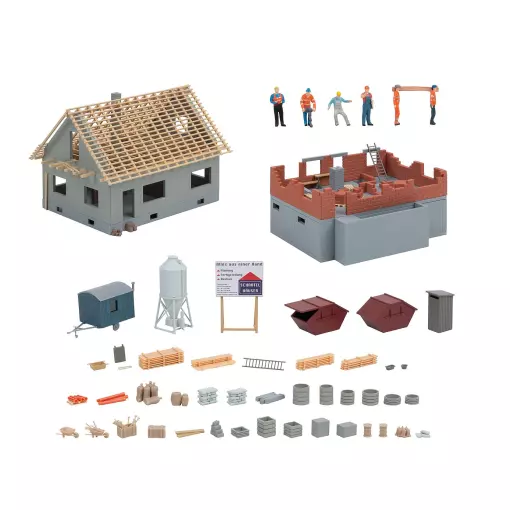 Action sur le chantier - Faller 190089 - HO 1/87