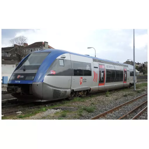 Autorail Diesel X73500 - JOUEF HJ2438S - SNCF - HO 1/87 - EP VI - 2R - DCC SON