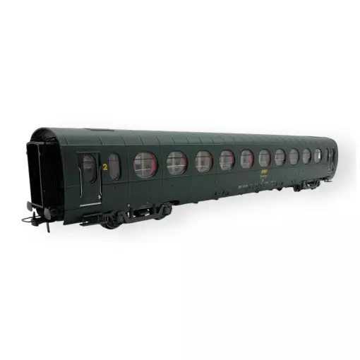 Voiture allégée ETAT "Saucisson" B10 - Ree Modèles VB478 - HO 1/87 - SNCF - Ep IV - 2R