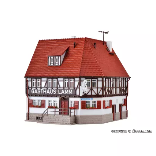 Maquette Restaurant - Vollmer 43645 - HO 1:87 - 142 x 132 x 140 mm