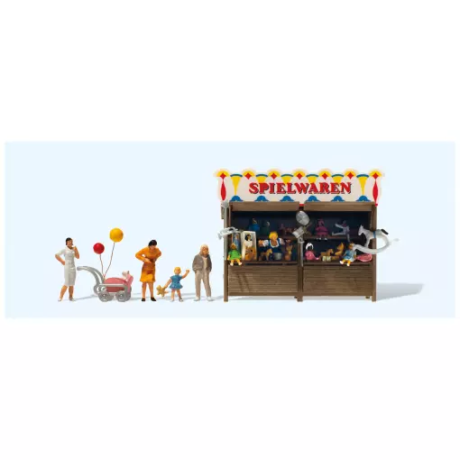 Stand de jouets - Preiser 24692 - HO 1/87