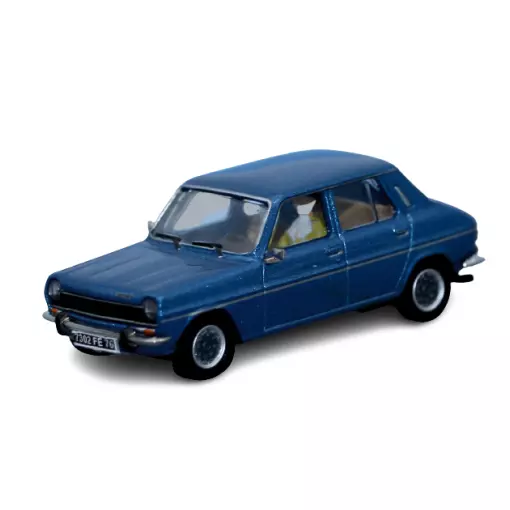 Simca 1100 bleu métallisé, 1 personnage PCX 870245 SAI 1660 - HO 1 : 87