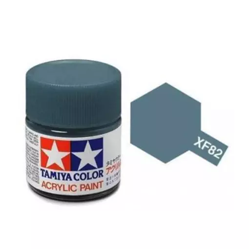 Peinture acrylique en pot | Gris Océan Mat XF82 | Tamiya 81782 | 10ml