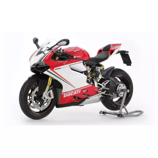 MOTO DUCATI 1199 PANIGALE TRICOLORE - TAMIYA 14132 - 1/12