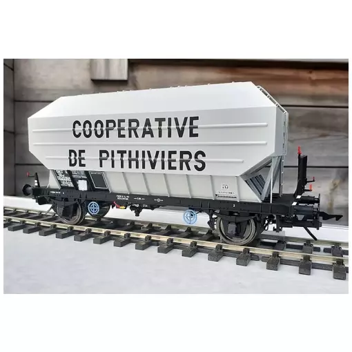 Wagon céréalier B. Richard Coopérative de Pithiviers - Rail 43 433017 - O 1/43 - SNCF - Ep III - 2R