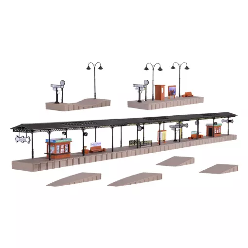 Quai de la gare "Baden" - Vollmer 43562 - HO : 1/87 - 1220x48x85MM 