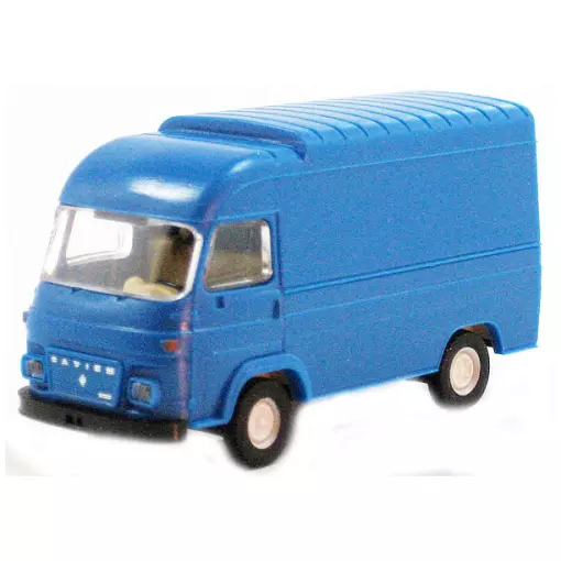 Verbeterde blauwe Saviem SG2 bestelwagen - HO 1/87e - SAI 2910
