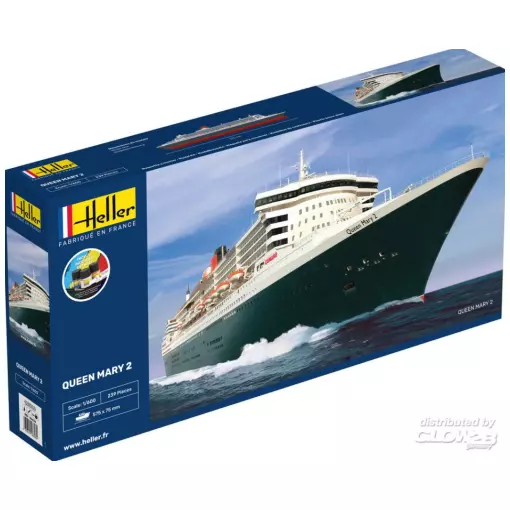 Queen Mary 2 - HELLER 56626 - 1/600