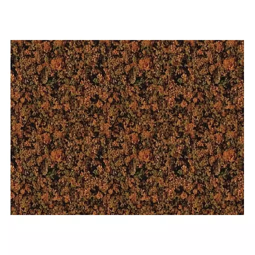 Sachet filet floqué - Brun d'automne - HEKI 1557 - Échelle Universelle