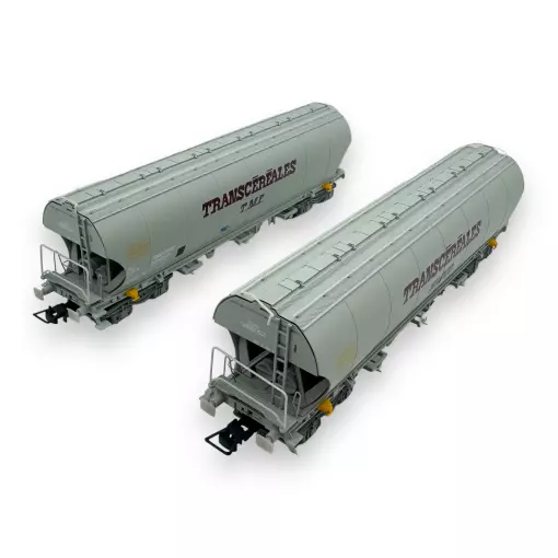 Coffret 2 wagons "Transcéréales NACCO" & "TMF"- Jouef HJ6270 - HO 1/87 - SNCF - Ep IV